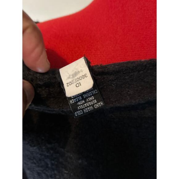 Moda International Women's Size Small Black Sweater Square Neckline Wool Blend - Picture 5 of 6